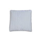 CAPA ALMOFADA TRICOT 45X45CM C/ZÍPER SOFA TRICO COD 1026 BRANCO