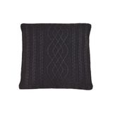 CAPA ALMOFADA TRICOT 45X45CM C/ZÍPER SOFA TRICO COD 1026 CAFÉ