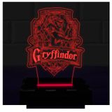 Luminária Led 3d Harry Potter Abajur 5 - Vermelho