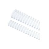 Wire-o Garra Duplo Anel 3/4 para 140 fls Carta 2x1 Branco 50 und