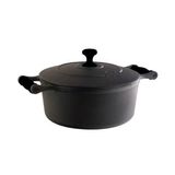 Caçarola Ferro Alça Silicone Preto Libaneza 1,5l 18cm