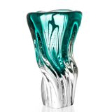 Vaso Em Cristal Murano Esmeralda  São Marcos