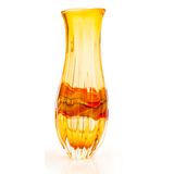 Vaso Em Cristal Murano Âmbar  São Marcos