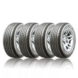 Pneu Aro 18 225/55R18 98H Bridgestone Dueler H/T 684 II - Kit com 4 unidades