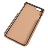 Capinha de celular Iphone 6 e 6S caramelo em couro