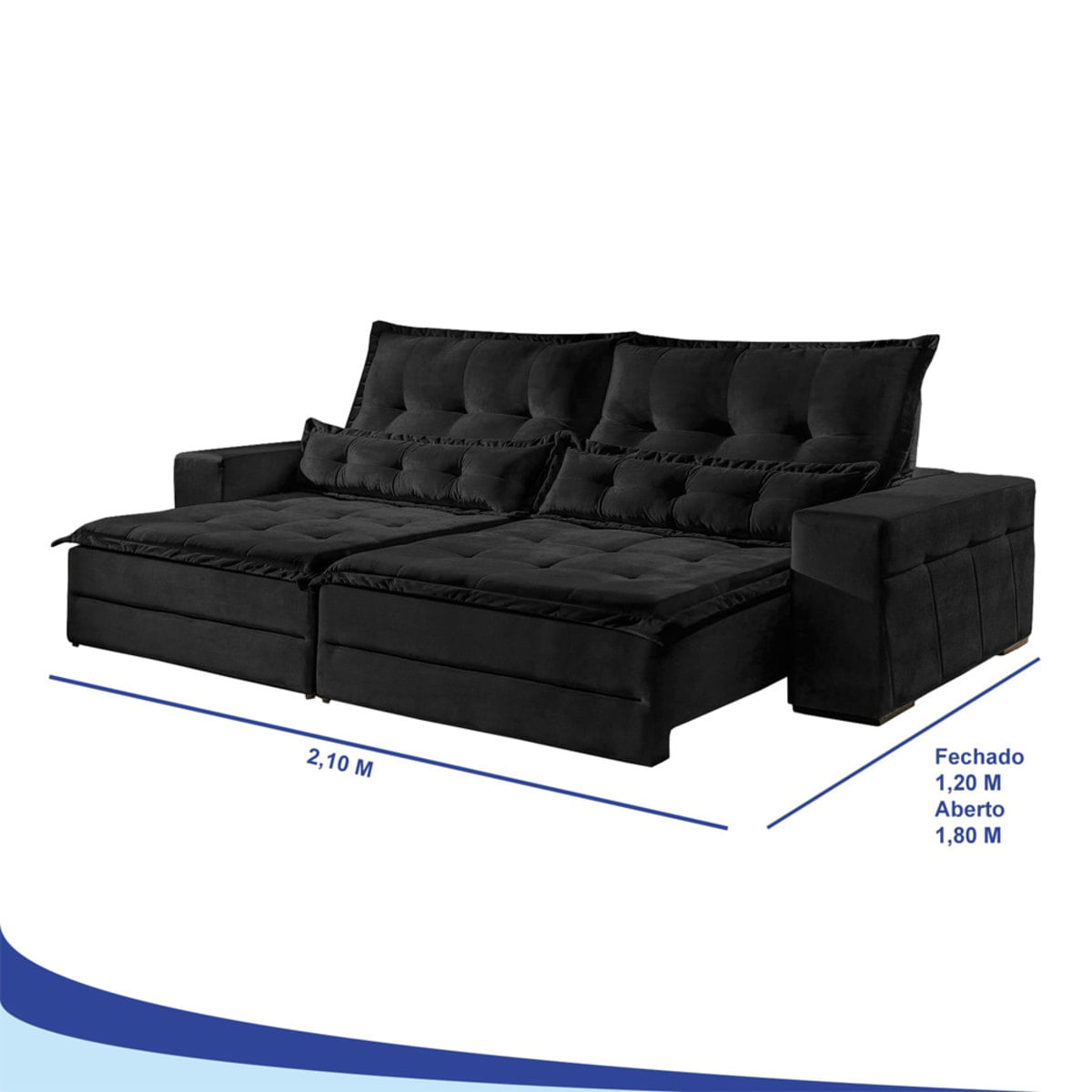 MP24906878_Sofa-3-Lugares-Retratil-e-Reclinavel-210-mts-Bello-Suede-Preto-Sofa-Mix_3_Zoom