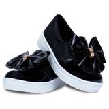 Tenis Iate Slip Infantil Feminino Casual Calce Facil 11.44 Cor:preto,tamanho:26