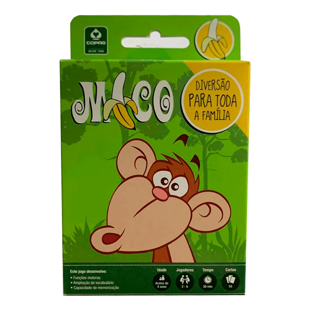 Jogo de cartas jogo do mico 2 em 1 Pais e filhos - Shopel Papelaria