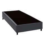 Cama Box Solteirão Sintético Xerife Móveis Cinza 40x96x203