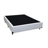 Cama Box Casal Sintético Xerife Móveis Branco 40x138x188