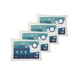 Kit 4 Travesseiros Nasa Air Viscoelástico com Ondas Massageadoras Duoflex