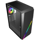 Gabinete Gamer Aurora Usb 3.0 Preto Led Rgb Mymax
