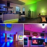 Led Strip Lights Bateria Alimentada Abtong Rgb Luzes De Bateria Led 17 Chaves Controle Remoto 2pcs 6.56ft Luzes Led Impermeáveis Tira Cor Troca De Lu