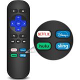 Para Roku Express Remote,roku Premiere Remote,roku 1,2,3,4 (hd,lt,xs,xd),(não Para Roku Stick, Roku Tv E Roku Game)