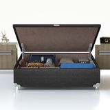 Base Box Para Colchão De Casal Probel Classic Com Baú