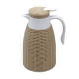 Garrafa Termica 1L Rattan Plastico Marrom Tress Lyor 6835