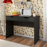 Mesa para Computador com 2 Gavetas New ¿ Olivar - Preto / Preto
