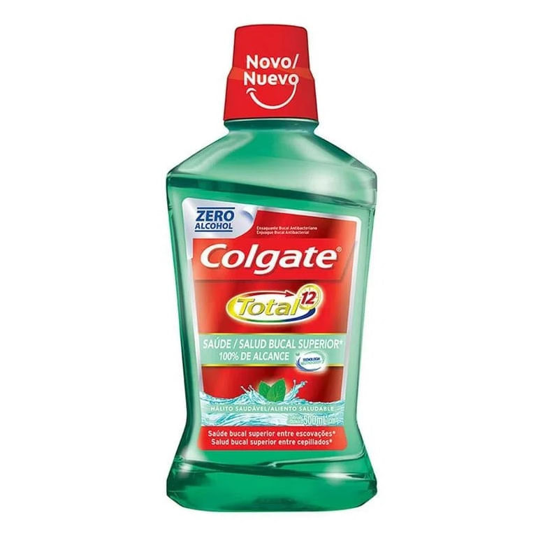 Enxaguante Bucal Colgate Total 12 Breath Health 500ml