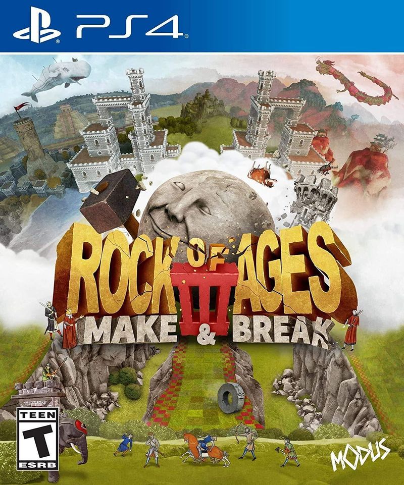 Jogo Rock Of Ages 3 Make Break - Playstation 4 - Modus Games