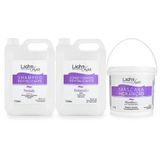 Kit Shampoo Condicionador E Máscara Mandioca Lavatório 5L