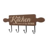 Cabideiro De Parede Com 4 Ganchos Kitchen