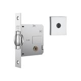 Fechadura Stam Pivotante 1005 Rolete Tetra Chave Quadrada Cromada