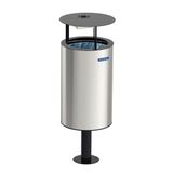 Lixeira Tramontina Messina 65 Litros Em Aço Inox Scotch Brite Tramontina