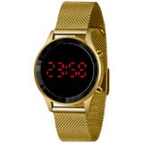 Relogio Lince Feminino LDG4647L PXKX Digital LED Dourado