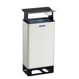Lixeira Tramontina Modena 80 Litros Em Aço Inox Scotch Brite Tramontina