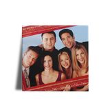 Azulejo Decorativo Personalizado Friends Moldura Vermelha