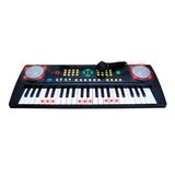 Teclado Musical Infantil Turbinho Com Microfone 44 Teclas