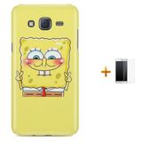 Kit Capa  Galaxy J7 2016 Bob Esponja + Pel  (BD30)