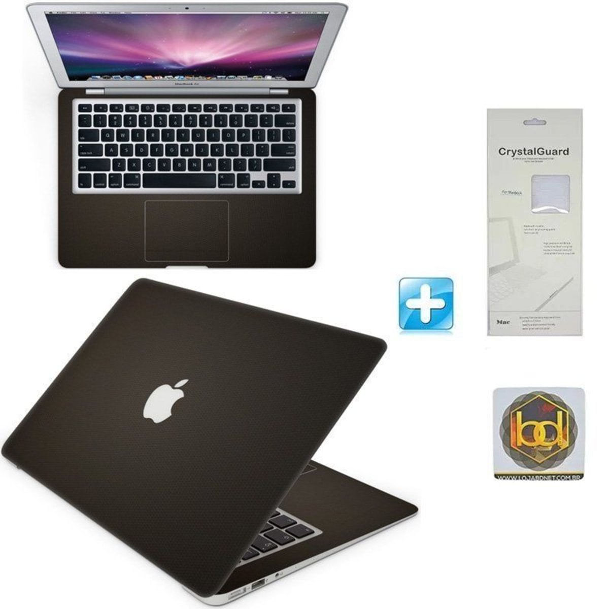 MP27462845_Kit-Skin-Macbook-Air-133----Capa-Teclado--Marrom-Premium-_1_Zoom