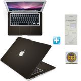 Kit Skin Macbook Air 13,3' + Capa Teclado (Marrom Premium)