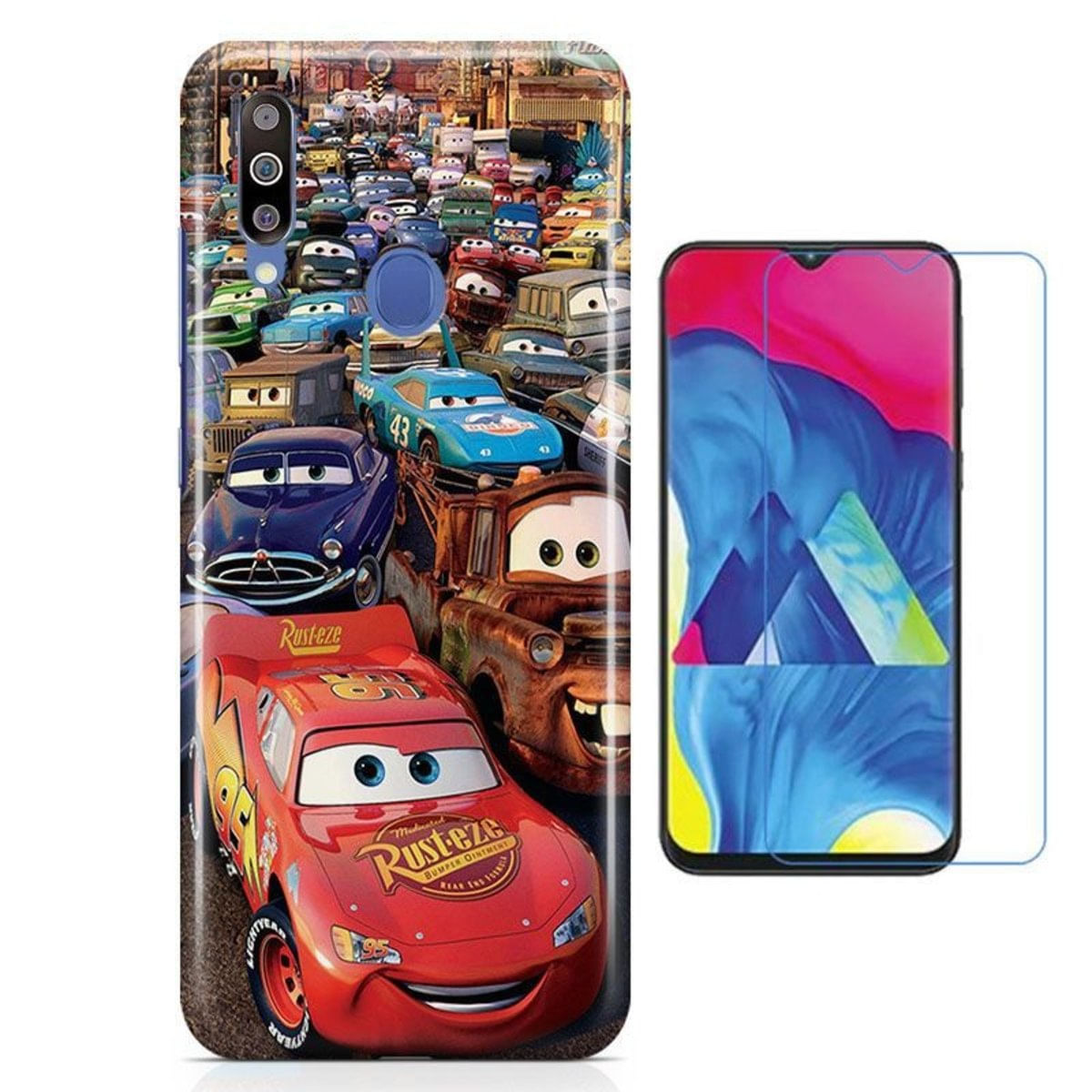 MP27458823_Kit-Capa-Galaxy-M30-Carros-Disney---Pel-Vidro-B1_1_Zoom