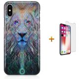 Kit Capa iPhone X - Lion Leão + Pel Vidro B30