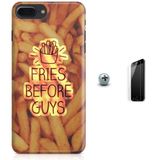 Kit Capa iPhone 7 Plus - Batata Frita + Pel Vidro (BD50)