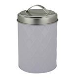 Lata Metal Geometric Handle Branco 1,4 Litros