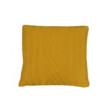 CAPA ALMOFADA TRICOT 40X40CM C/ZÍPER SOFA TRICO COD 1026 AMARELO