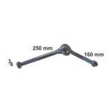 Dobradiça Aço Nó de Porco 3/4 250x160mm N 02