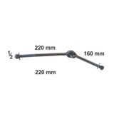 Dobradiça Aço Nó de Porco 1/2 220x160mm N 01