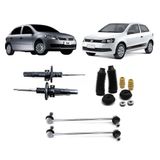 Amortecedor + Kit Batente + Bieleta Gol G5 G6 I Motion Total Flex Dianteiro 2008 Até 2012 1,0 1,6 8v - O Par