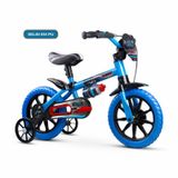 Bicicleta Infantil Com Rodinhas Aro 12 Selim Pu Veloz Nathor