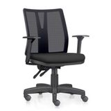 Cadeira Ergonômica Frisokar Addit Diretor, Base Metálica, Rodinha em Nylon e Pistão Classe 3