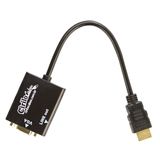 Cabo Conversor Hdmi Para Vga Com Áudio