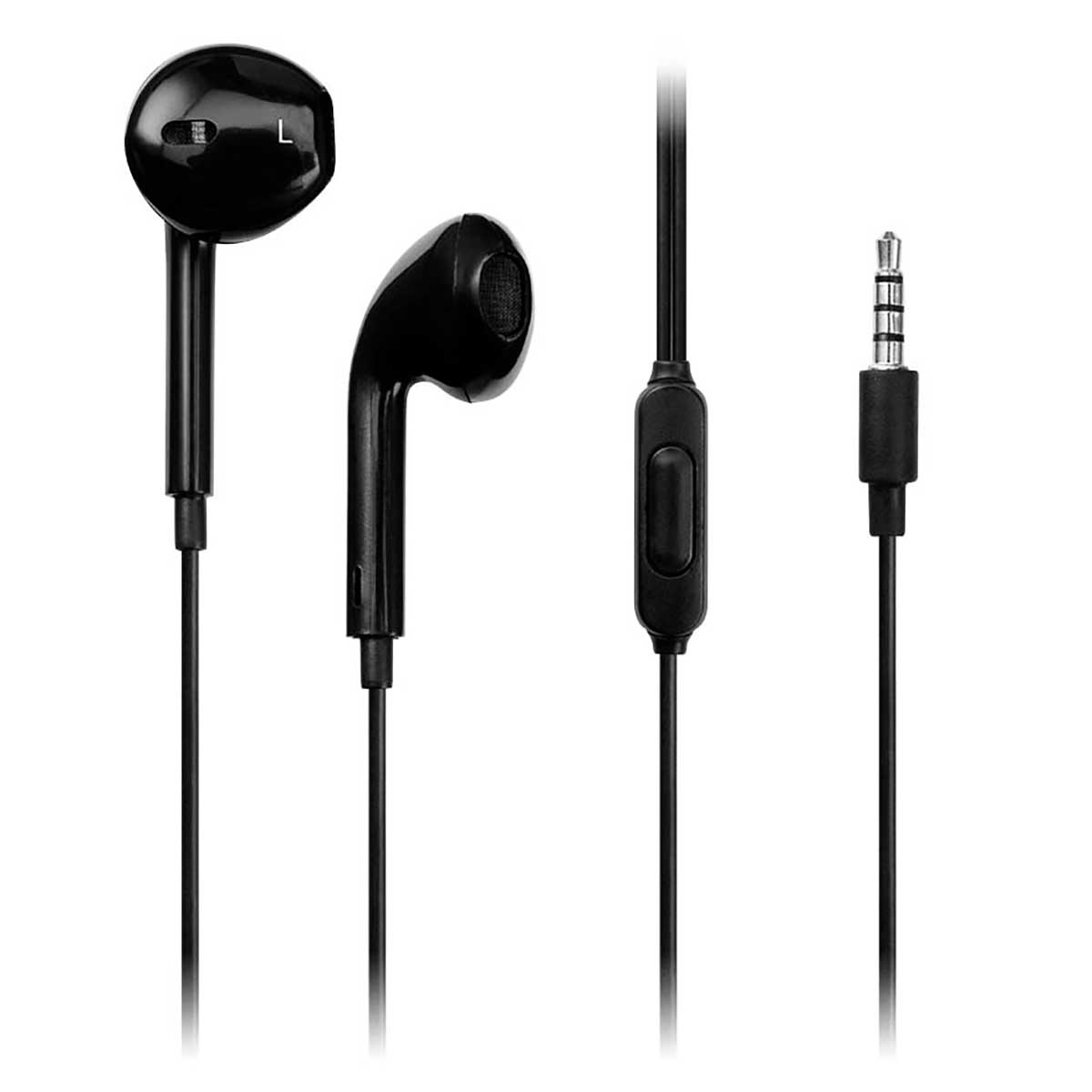 Fone de Ouvido Earbud com Microfone Multilaser PH354 Preto