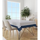 Toalha De Mesa Retangular Wevans Azul Un