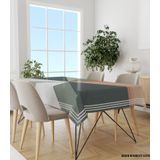 Toalha De Mesa Retangular Wevans Cinza Un