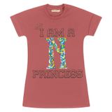 Vestido Infantil I Am A Princess Trick Nick Rosa 2