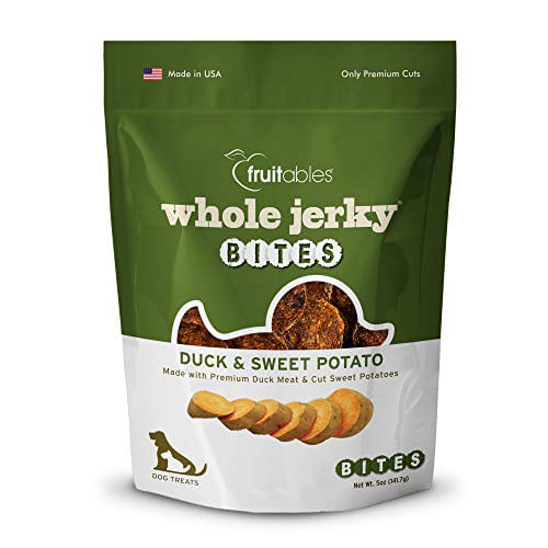 Frutas Whole Jerky Dog Trata | Tratados De Jerky Para Cães | Sem Glúten, Sem Grãos, Sem Trigo | Feito Com Carne Premium E Sem Enchimentos